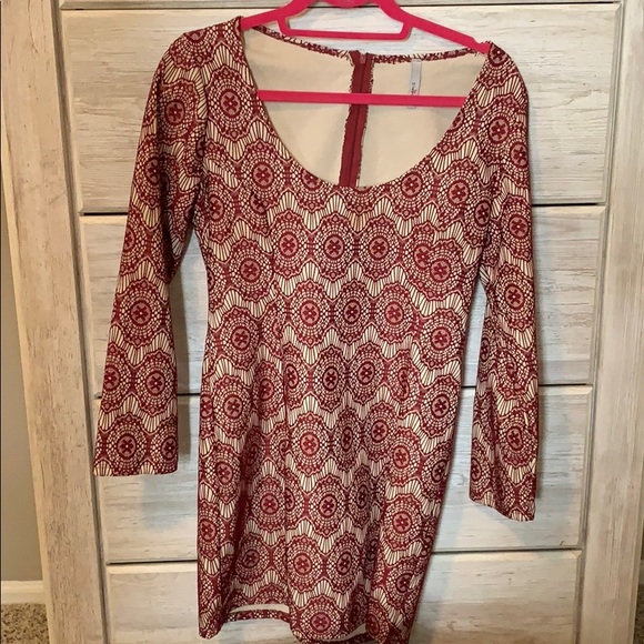 Burgundy Dress - Picture 1 of 3